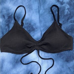 Aerie black bikini top